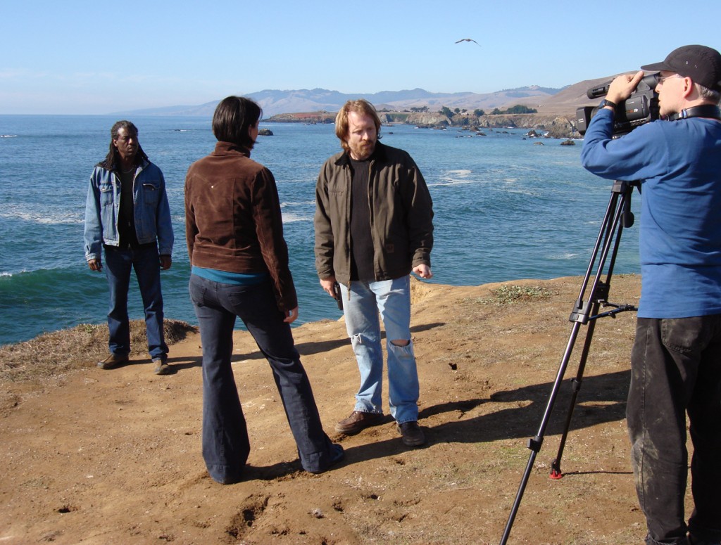 barewitness on location: Stan, Alex, Matthew and Robin